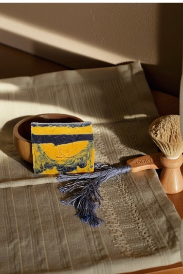 Golden Eclipse Turmeric & Charcoal Soap